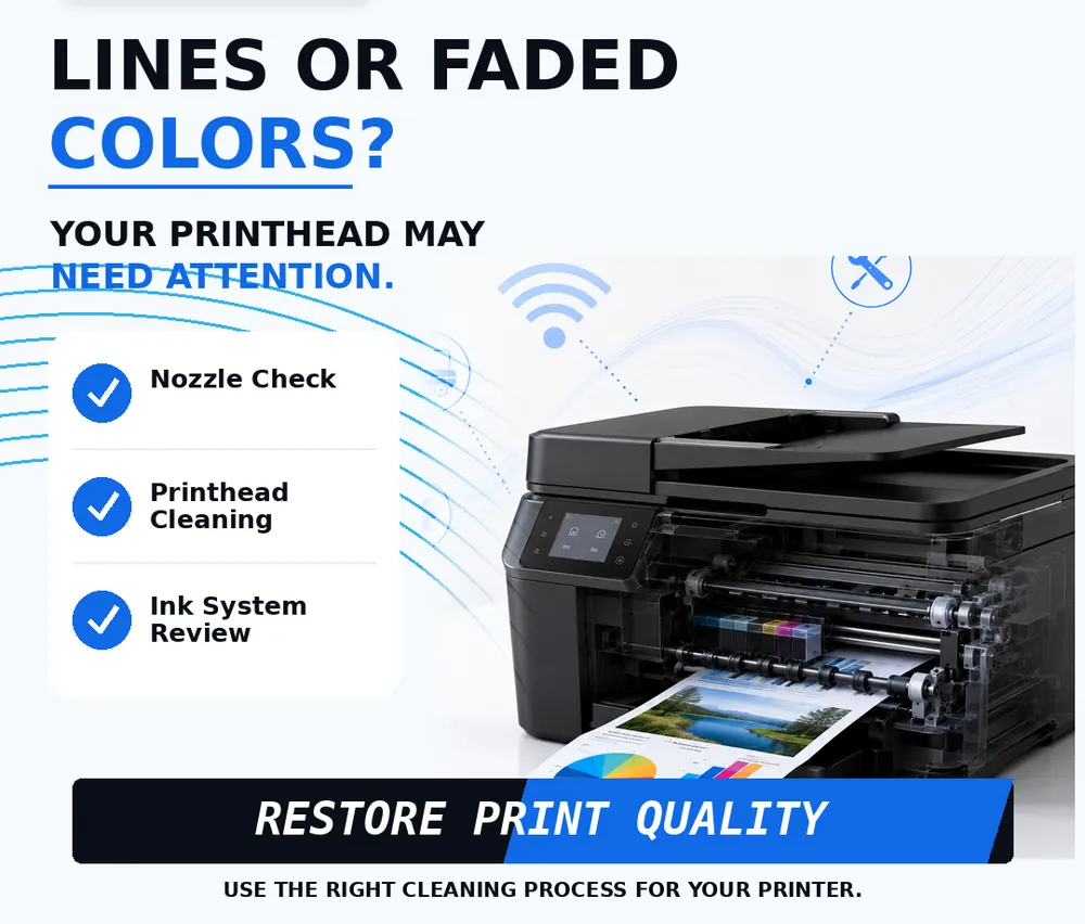 Lines or Faded Colors When Printing?
