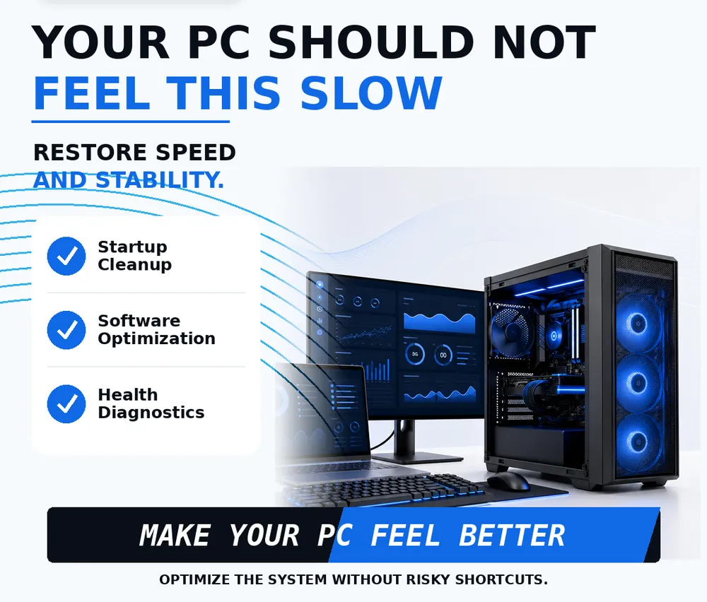 Your PC Shouldn't Feel This Slow